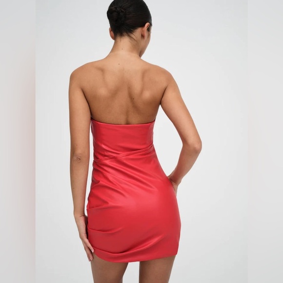 NWT For Love & Lemons Stella Red Mini Dress Size XL - Picture 2 of 2